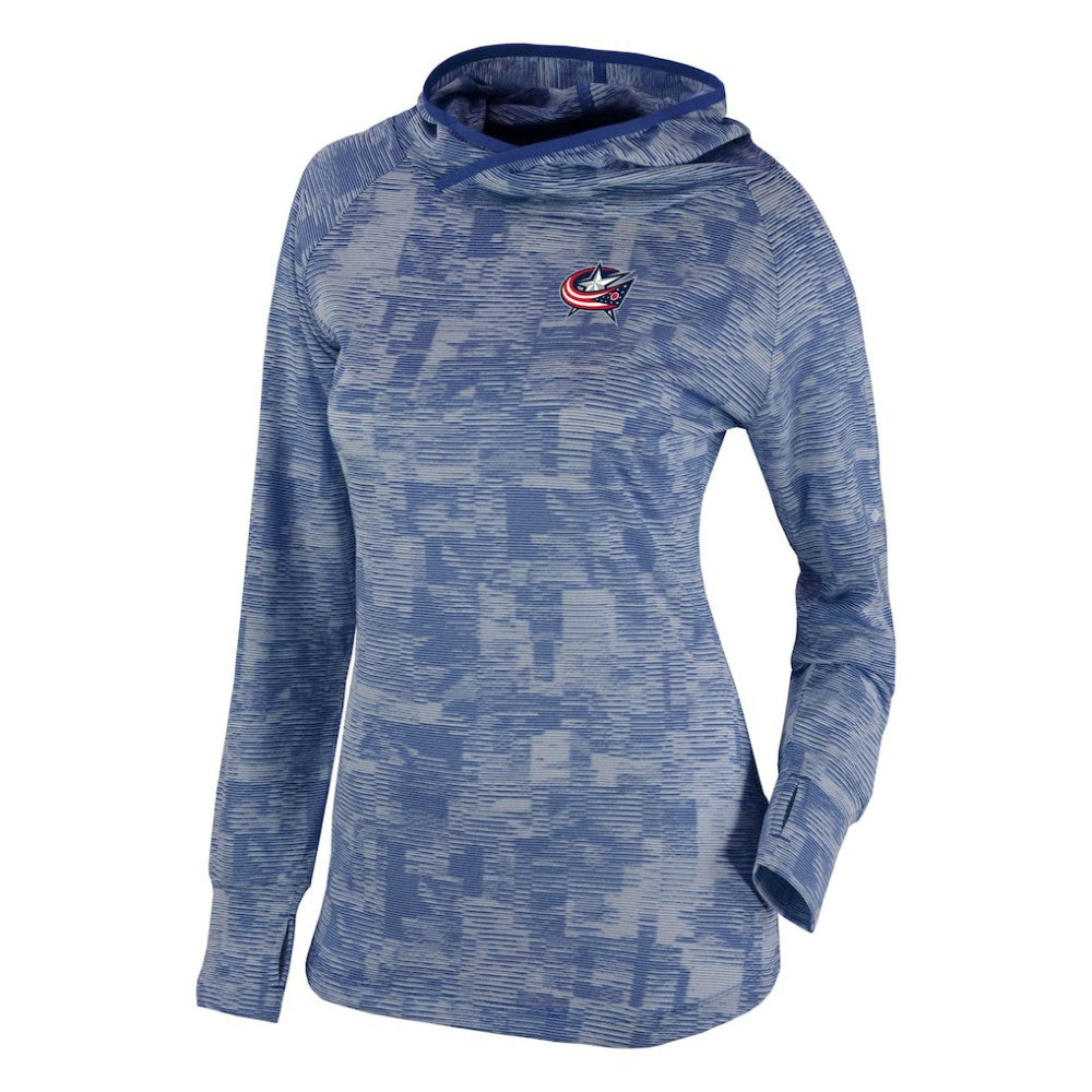 Columbus Blue Jackets Columbia Women's Omni-Wick Sunday Ball Pullover Hoodie - Navy Hoodies