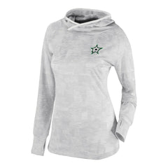 Dallas Stars Columbia Women's Omni-Wick Sunday Ball Pullover Hoodie - White Hoodies