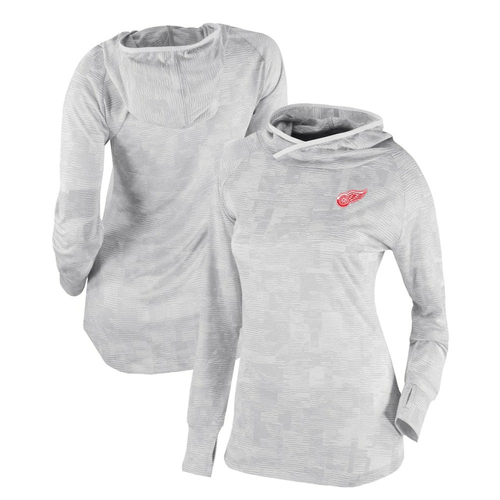 Detroit Red Wings Columbia Women's Omni-Wick Sunday Ball Pullover Hoodie - White Hoodies