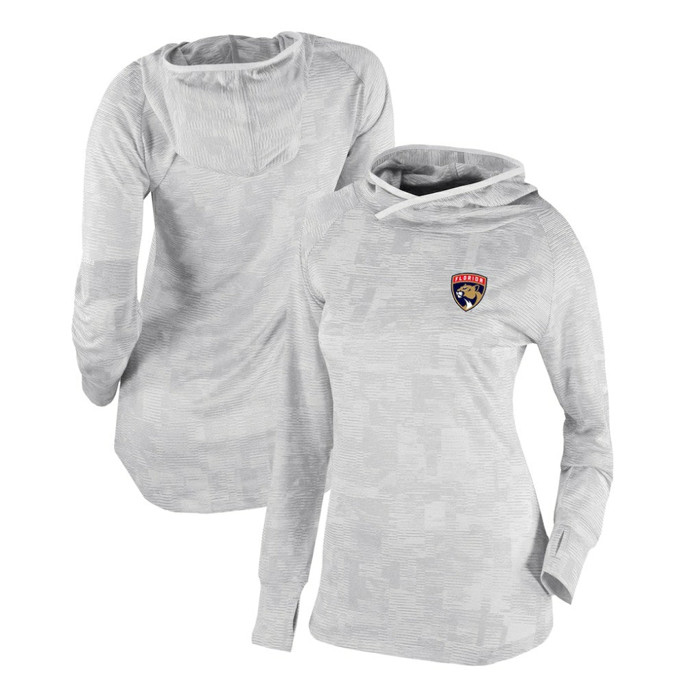 Florida Panthers Columbia Women's Omni-Wick Sunday Ball Pullover Hoodie - White Hoodies