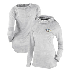 Nashville Predators Columbia Women's Omni-Wick Sunday Ball Pullover Hoodie - White Hoodies