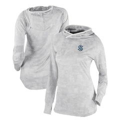 Seattle Kraken Columbia Women's Omni-Wick Sunday Ball Pullover Hoodie - White Hoodies