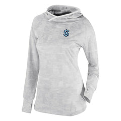 Seattle Kraken Columbia Women's Omni-Wick Sunday Ball Pullover Hoodie - White Hoodies