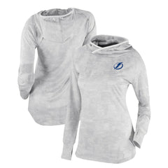 Tampa Bay Lightning Columbia Women's Omni-Wick Sunday Ball Pullover Hoodie - White Hoodies