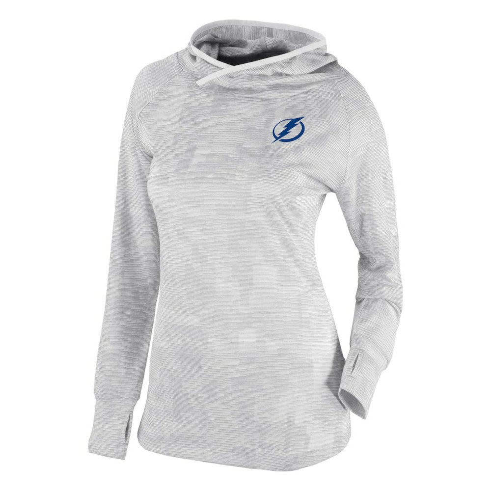 Tampa Bay Lightning Columbia Women's Omni-Wick Sunday Ball Pullover Hoodie - White Hoodies