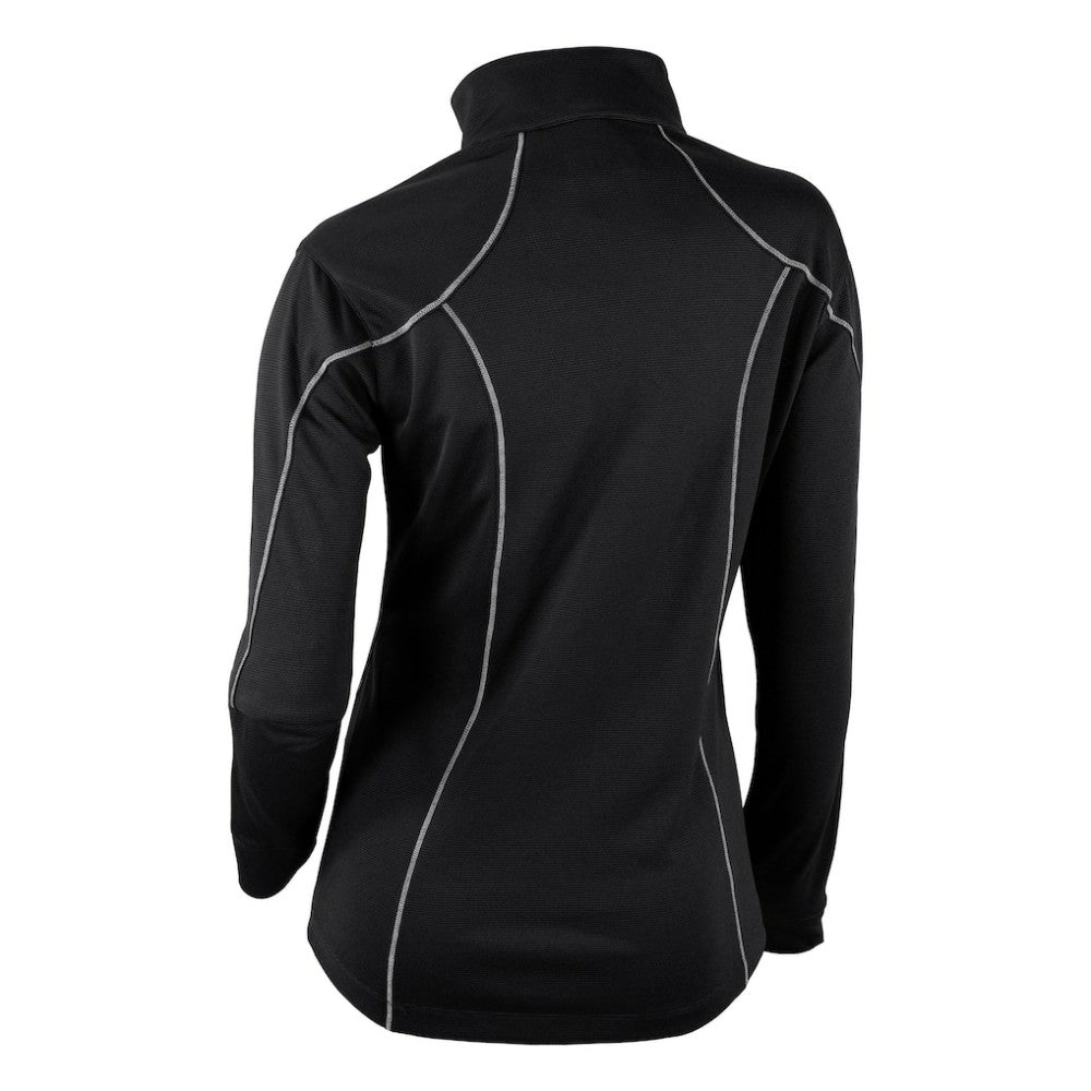 Chicago Blackhawks Columbia Women's Omni-Wick Shotgun 2.0 Quarter-Zip Pullover Top - Black Pullover
