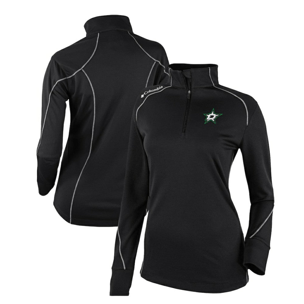 Dallas Stars Columbia Women's Omni-Wick Shotgun 2.0 Quarter-Zip Pullover Top - Black Pullover