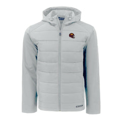 Washington Commanders Cutter & Buck Helmet Evoke Hybrid Eco Softshell Recycled Full-Zip Hoodie Jacket - Gray on sale