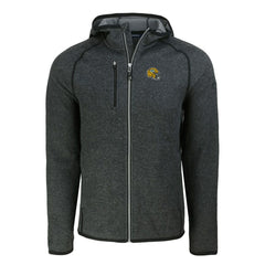 Green Bay Packers Cutter & Buck Helmet Mainsail Sweater-Knit Full-Zip Hoodie - Heather Charcoal online