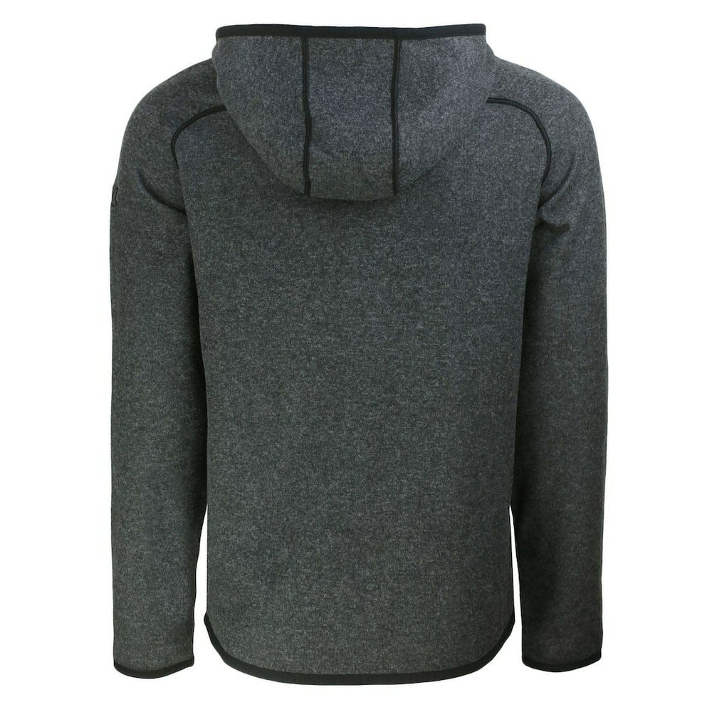 Indianapolis Colts Cutter & Buck Helmet Mainsail Sweater-Knit Full-Zip Hoodie - Heather Charcoal cheap