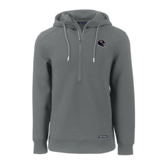 Chicago Bears Cutter & Buck Helmet Roam Eco Half-Zip Recycled Pullover Hoodie - Gray sale