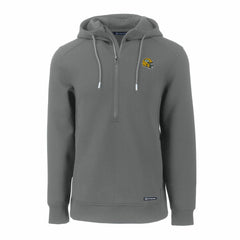 Green Bay Packers Cutter & Buck Helmet Roam Eco Half-Zip Recycled Pullover Hoodie - Gray on sale