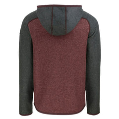Washington Commanders Cutter & Buck Helmet Mainsail Sweater-Knit Full-Zip Hoodie - Burgundy/Heather Charcoal online