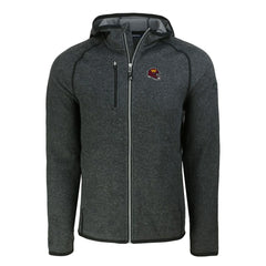 Washington Commanders Cutter & Buck Helmet Mainsail Sweater-Knit Full-Zip Hoodie - Heather Charcoal online