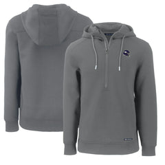 Minnesota Vikings Cutter & Buck Helmet Roam Eco Half-Zip Recycled Pullover Hoodie - Gray online
