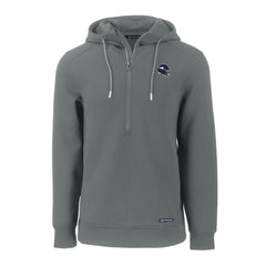 Minnesota Vikings Cutter & Buck Helmet Roam Eco Half-Zip Recycled Pullover Hoodie - Gray online