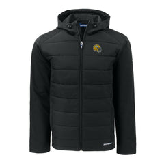 Green Bay Packers Cutter & Buck Helmet Big & Tall Evoke Hybrid Eco Softshell Recycled Full-Zip Jacket - Black online
