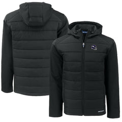 Minnesota Vikings Cutter & Buck Helmet Big & Tall Evoke Hybrid Eco Softshell Recycled Full-Zip Jacket - Black cheap