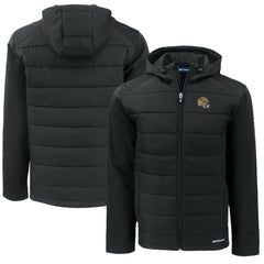 San Francisco 49ers Cutter & Buck Helmet Big & Tall Evoke Hybrid Eco Softshell Recycled Full-Zip Jacket - Black cheap
