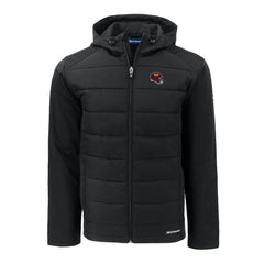 Washington Commanders Cutter & Buck Helmet Big & Tall Evoke Hybrid Eco Softshell Recycled Full-Zip Jacket - Black cheap