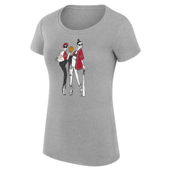 Arizona Diamondbacks G-III 4Her by Carl Banks Women's Super-Slim Fit Lightweight Baseball Girls T-Shirt Heather Gray