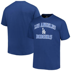 Los Angeles Dodgers Profile Big & Tall Heart & Soul T-Shirt Royal
