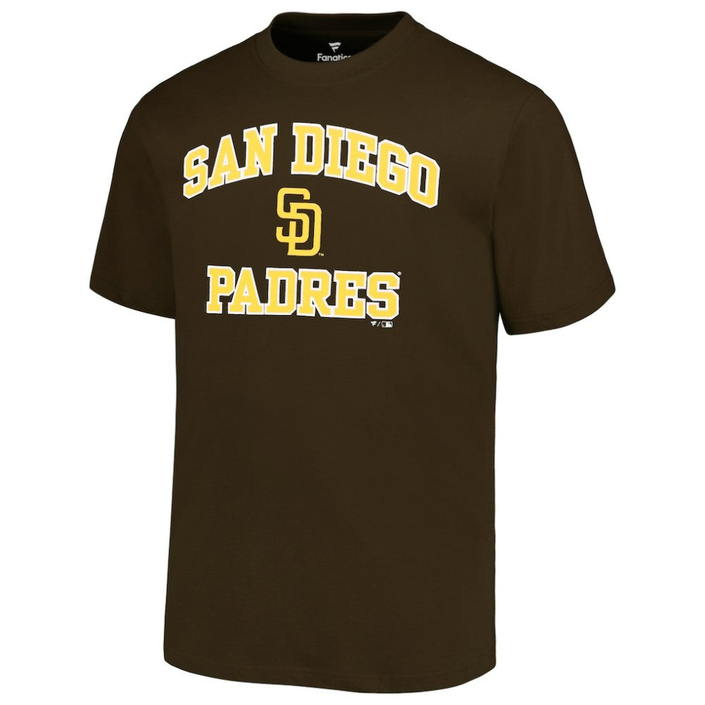 San Diego Padres Profile Big & Tall Heart & Soul T-Shirt Brown