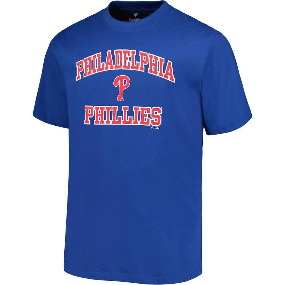 Philadelphia Phillies Profile Big & Tall Heart & Soul T-Shirt Royal