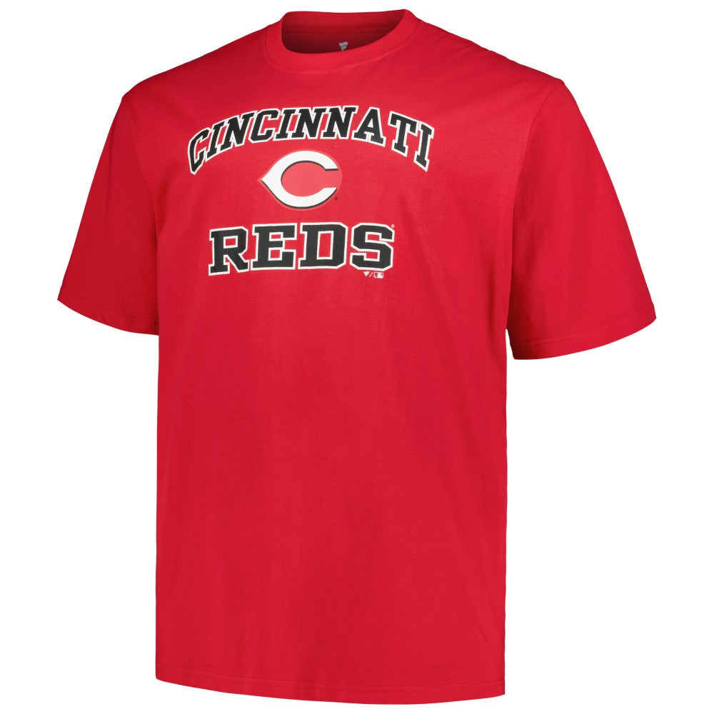 Cincinnati Reds Profile Big & Tall Heart & Soul T-Shirt Red