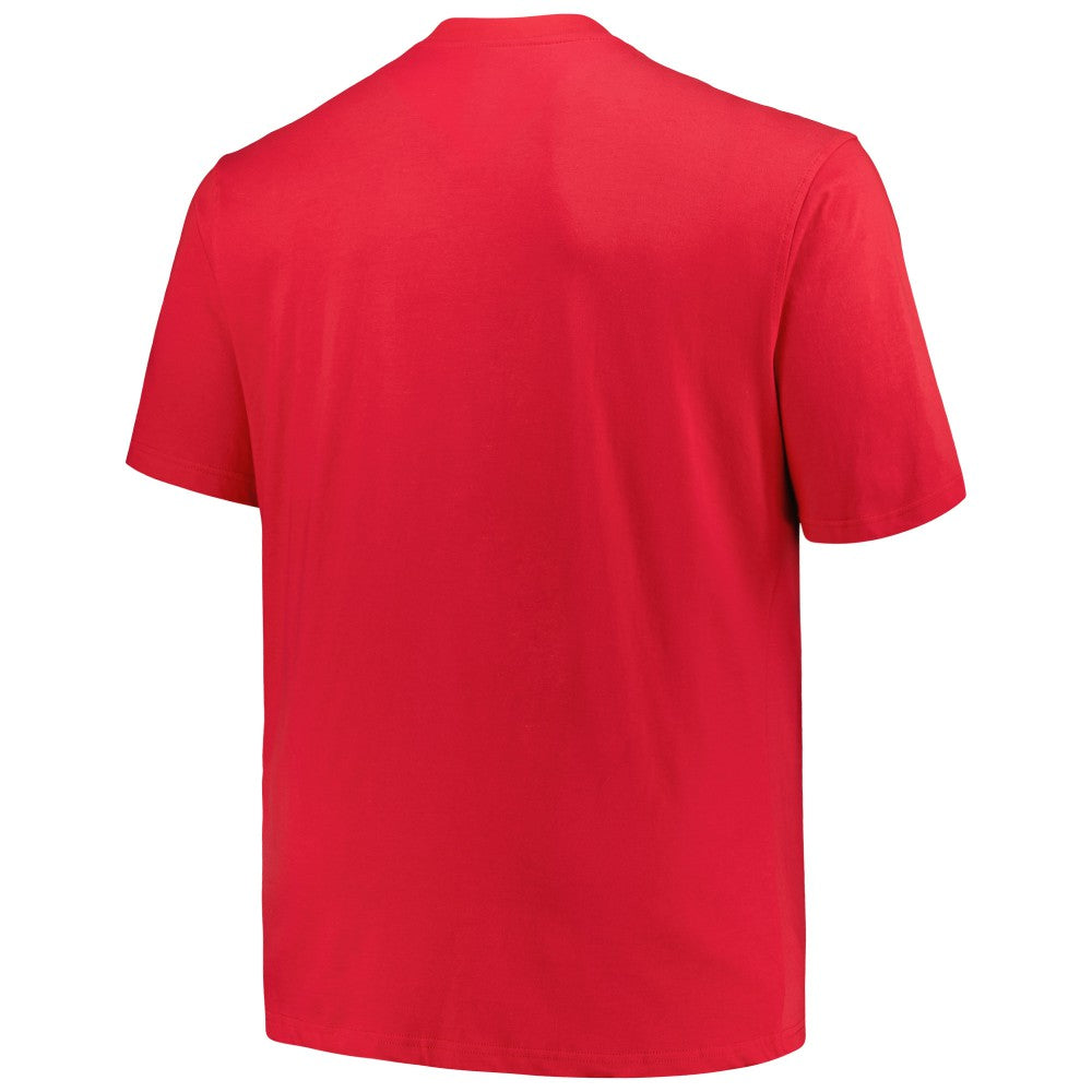 Cincinnati Reds Profile Big & Tall Heart & Soul T-Shirt Red