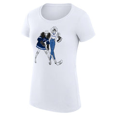 St. Louis Blues G-III 4Her by Carl Banks Women's Super-Slim Fit Lightweight Hockey Girls T-Shirt - White T-shirts