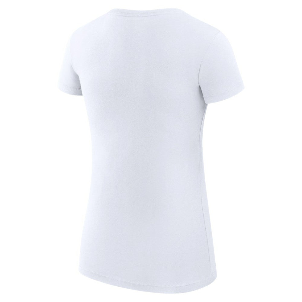 Tampa Bay Lightning G-III 4Her by Carl Banks Women's Super-Slim Fit Lightweight Hockey Girls T-Shirt - White T-shirts