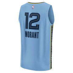 Ja Morant Memphis Grizzlies Youth Fast Break Replica Player Jersey - Statement Edition - Light Blue shop