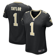 Alontae Taylor New Orleans Saints Women's Team Game Jersey - Black cheap