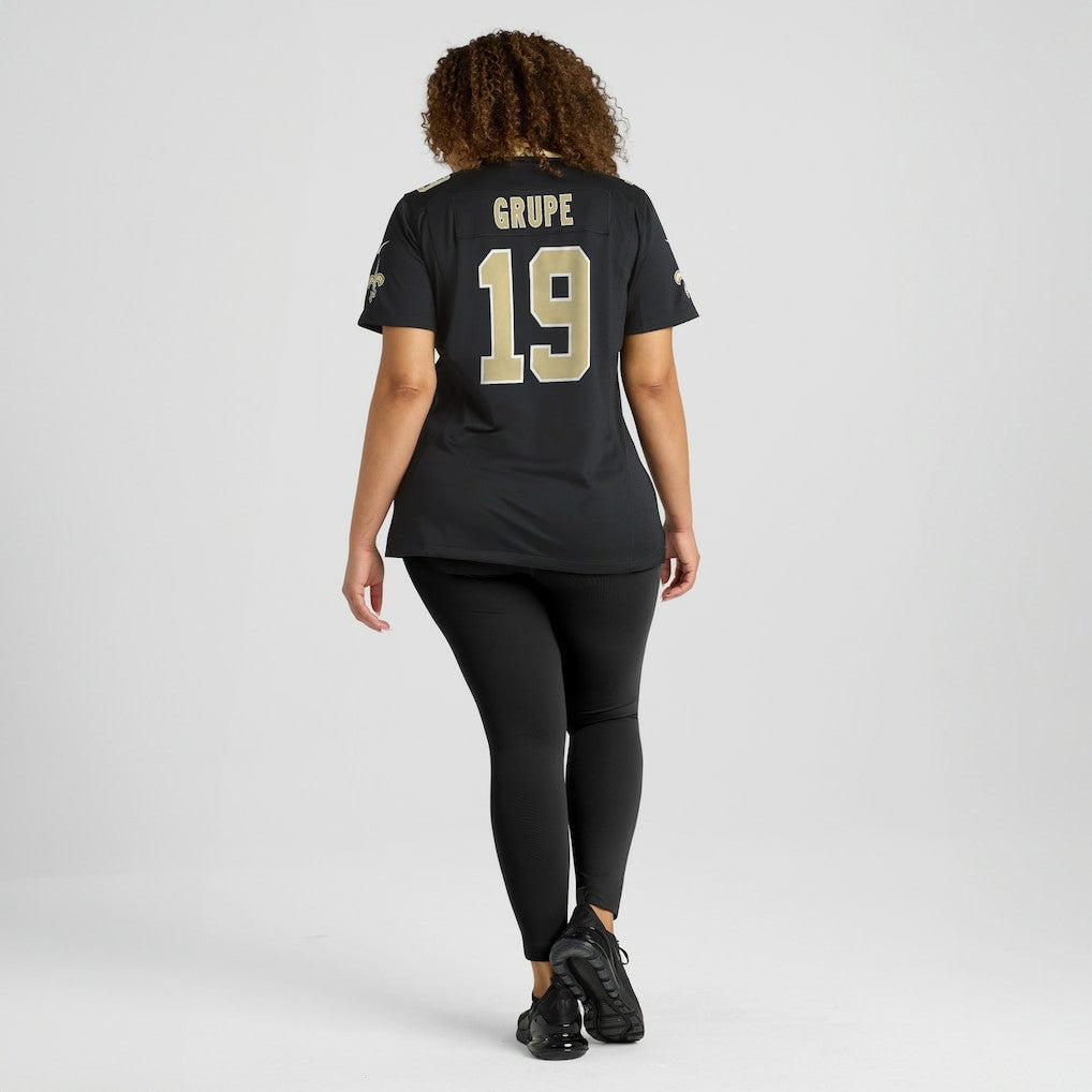 Blake Grupe New Orleans Saints Women's Team Game Jersey - Black outlet