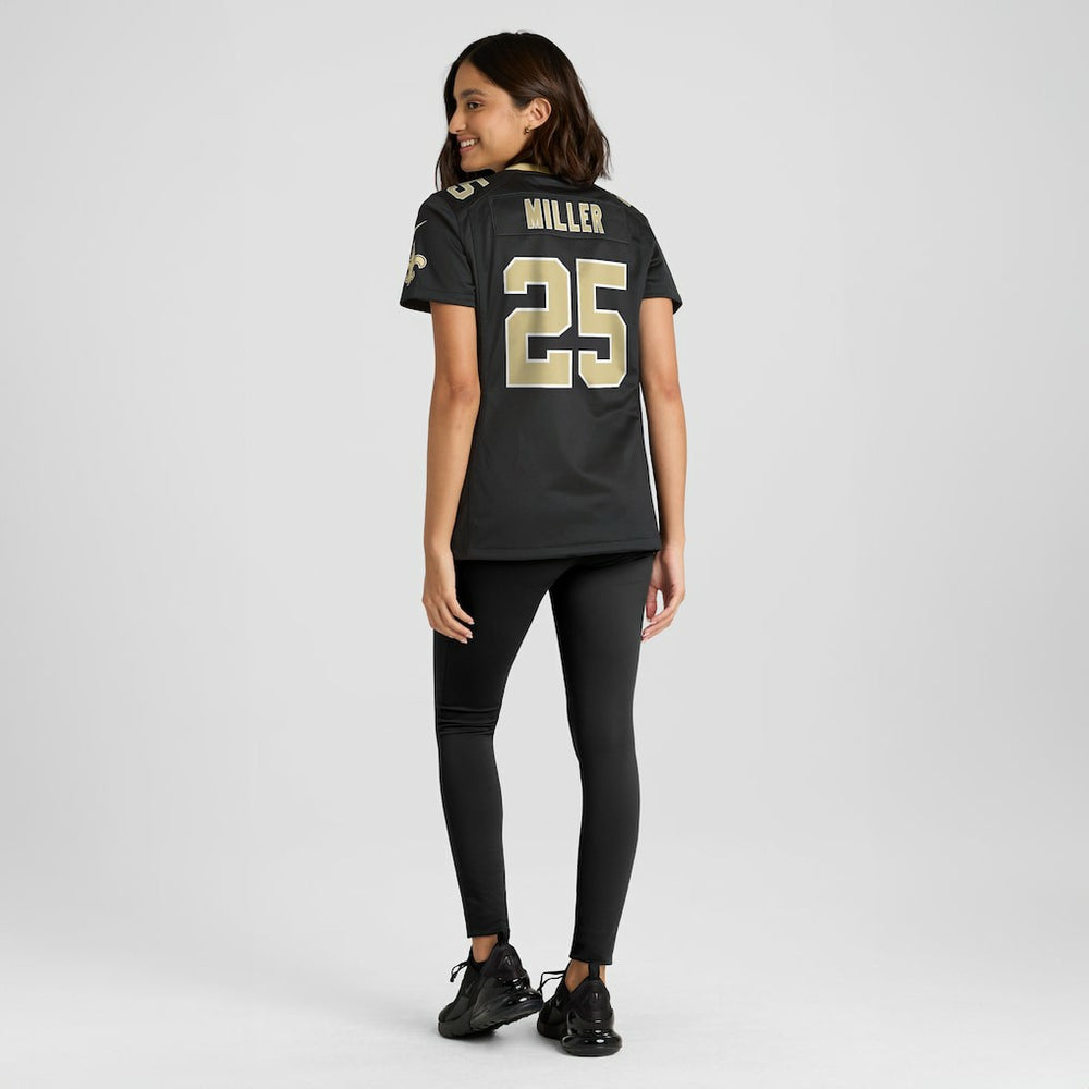 Kendre Miller New Orleans Saints Women's Team Game Jersey - Black discount