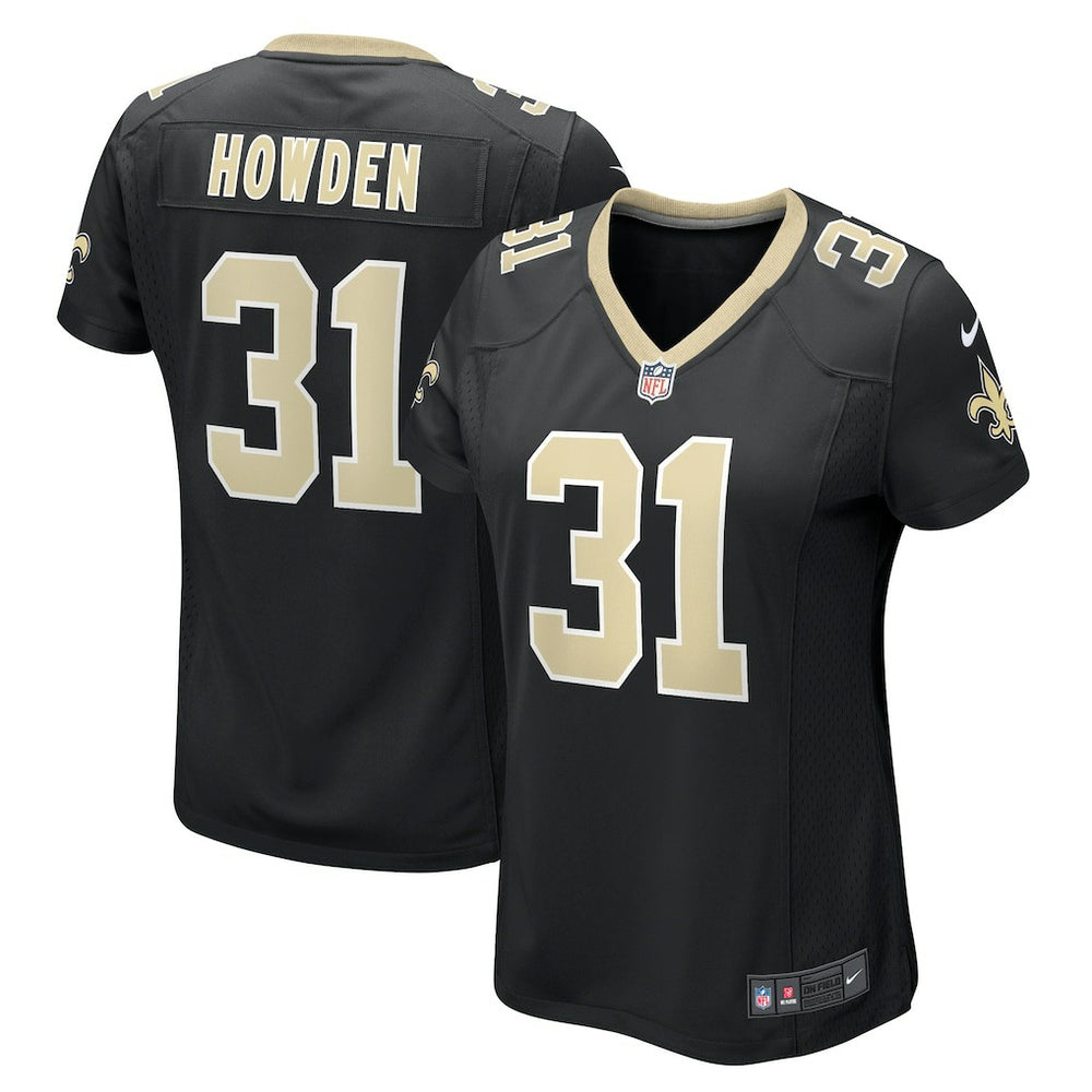 Jordan Howden New Orleans Saints Women's Team Game Jersey - Black on sale
