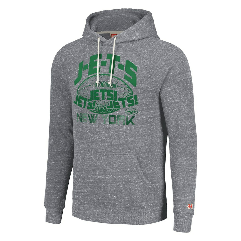 New York Jets Homage Unisex Hyperlocal Raglan Pullover Hoodie - Gray online