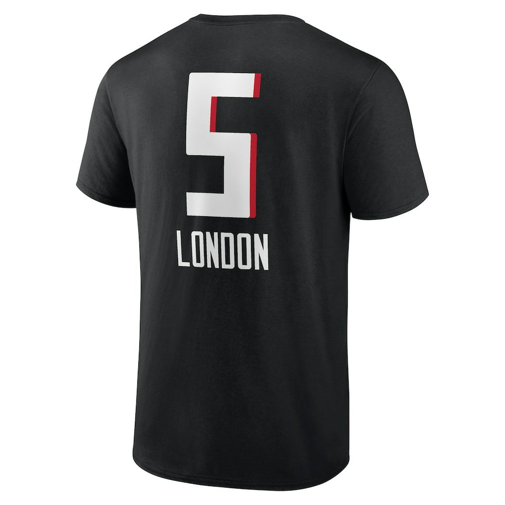 Drake London Atlanta Falcons Team Wordmark Player Name & Number T-Shirt - Black sale