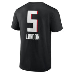 Drake London Atlanta Falcons Team Wordmark Player Name & Number T-Shirt - Black sale