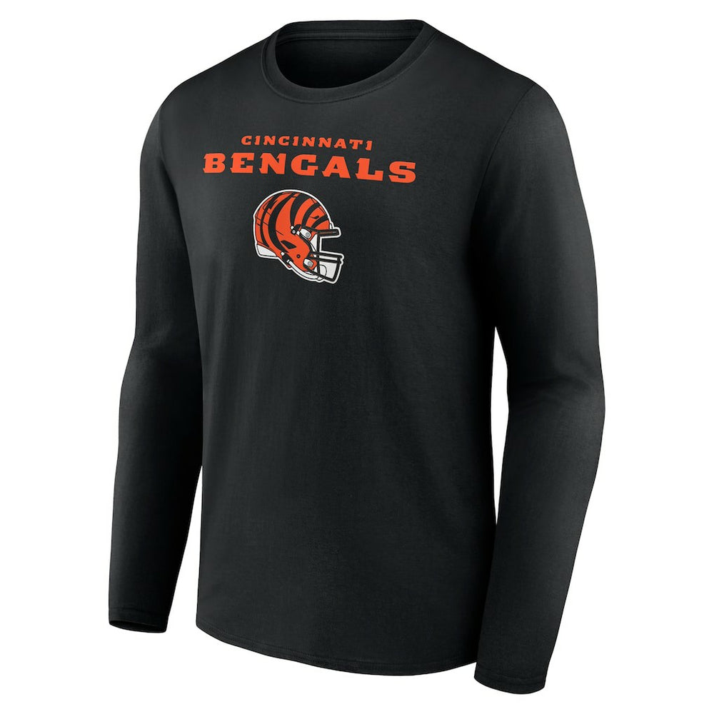 Ja'Marr Chase Cincinnati Bengals Team Wordmark Player Name & Number Long Sleeve T-Shirt - Black on sale