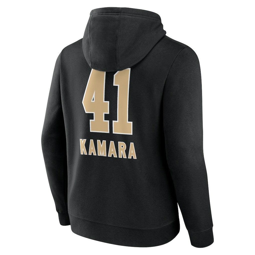 Alvin Kamara New Orleans Saints Team Wordmark Player Name & Number Pullover Hoodie - Black discount