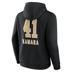 Alvin Kamara New Orleans Saints Team Wordmark Player Name & Number Pullover Hoodie - Black discount