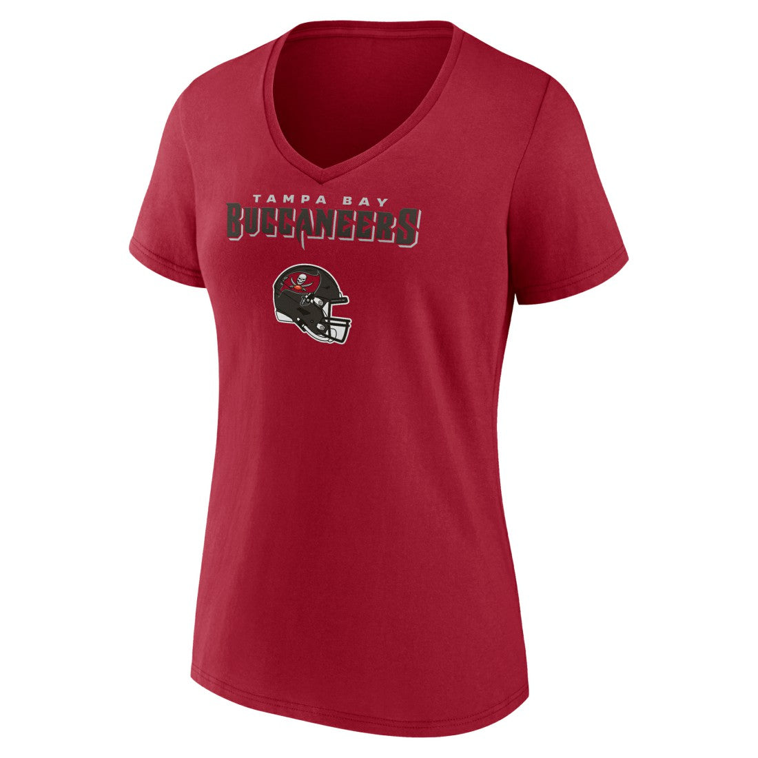 Baker Mayfield Tampa Bay Buccaneers Women's Team Wordmark Player Name & Number V-Neck T-Shirt - Red on sale