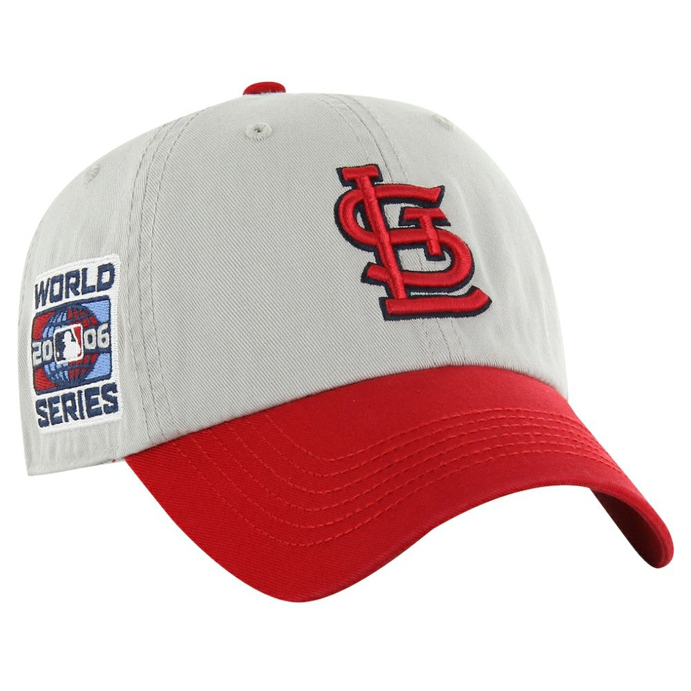 St. Louis Cardinals Sure Shot Classic Franchise Fitted Hat Gray/Red