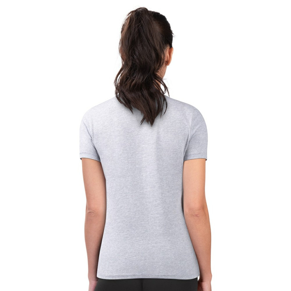 Boston Red Sox G-III 4Her by Carl Banks Women's Super-Slim Fit Lightweight City Graphic T-Shirt Heather Gray