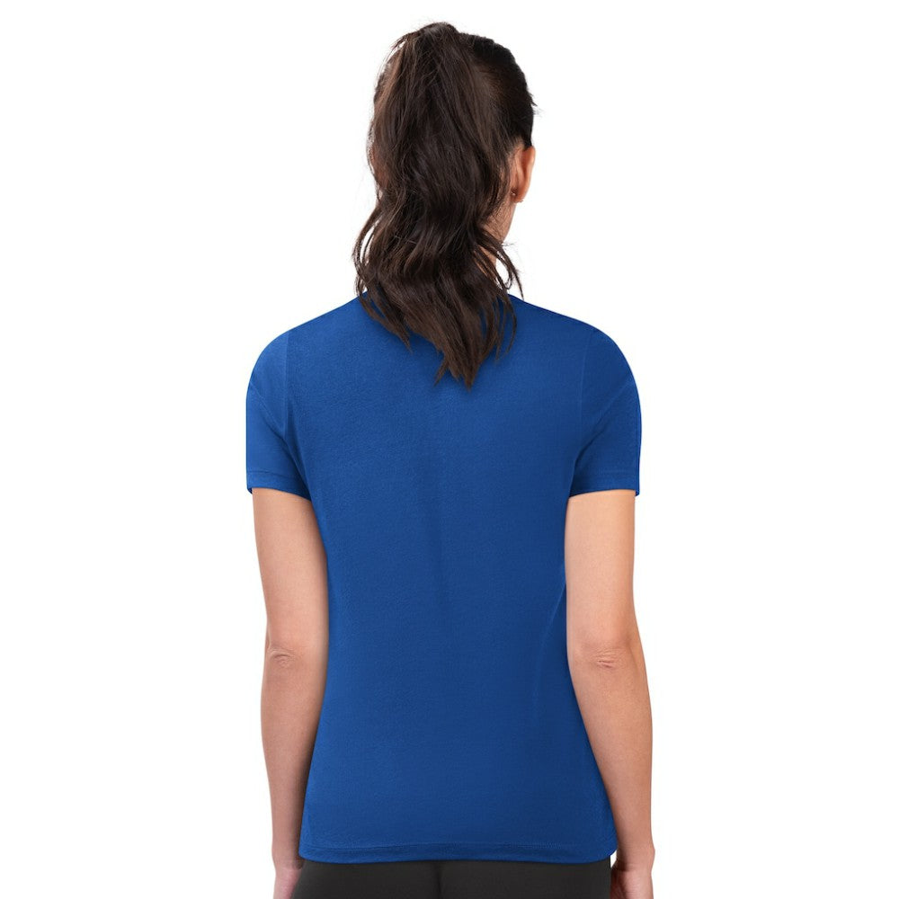 Chicago Cubs G-III 4Her by Carl Banks Women's Super-Slim Fit Lightweight City Graphic T-Shirt Royal