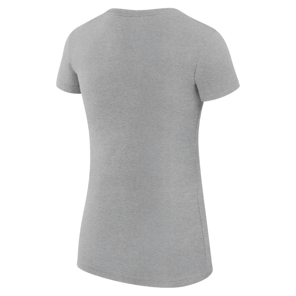 Cincinnati Reds G-III 4Her by Carl Banks Women's Super-Slim Fit Lightweight City Graphic T-Shirt Heather Gray
