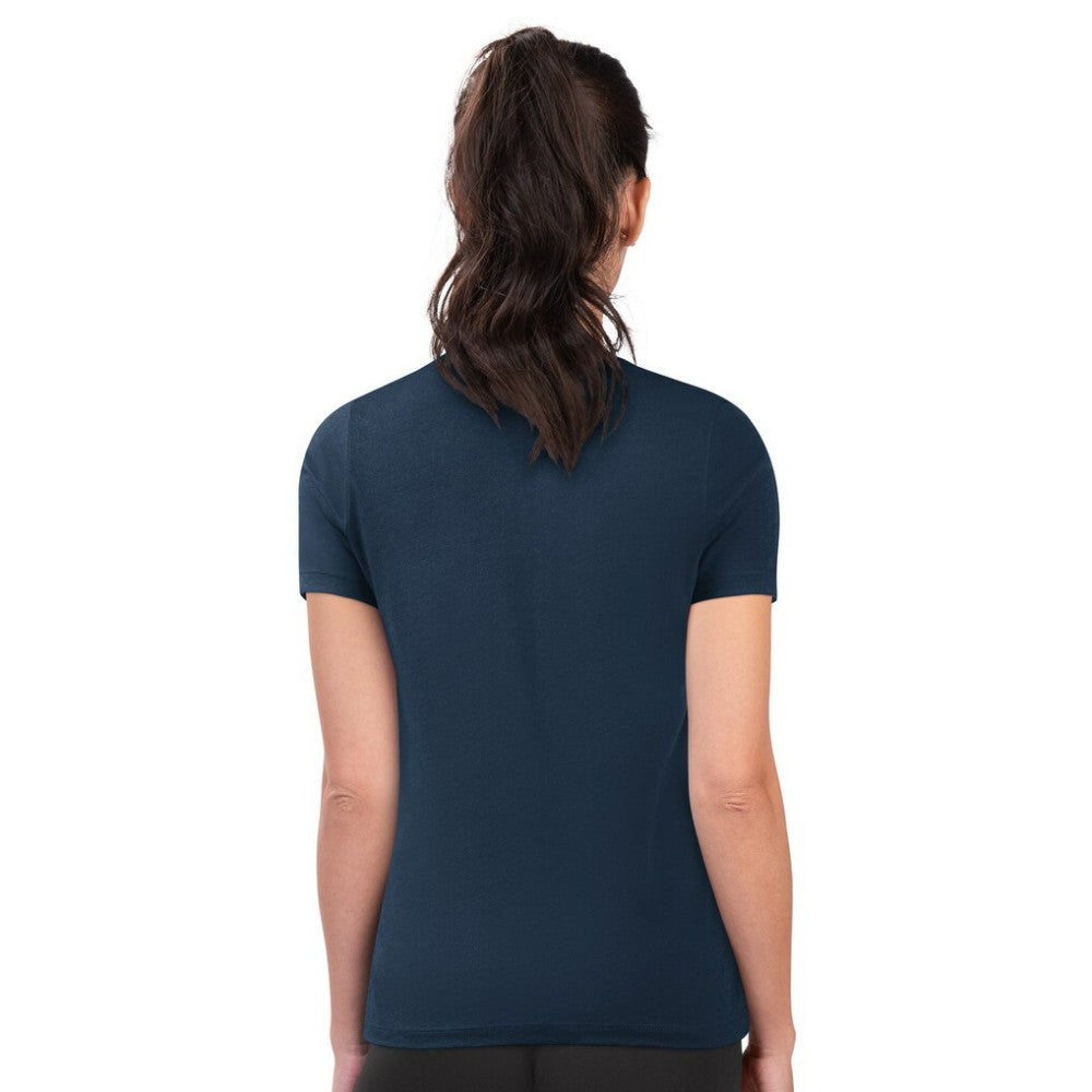 Milwaukee Brewers G-III 4Her by Carl Banks Women's Super-Slim Fit Lightweight City Graphic T-Shirt Navy