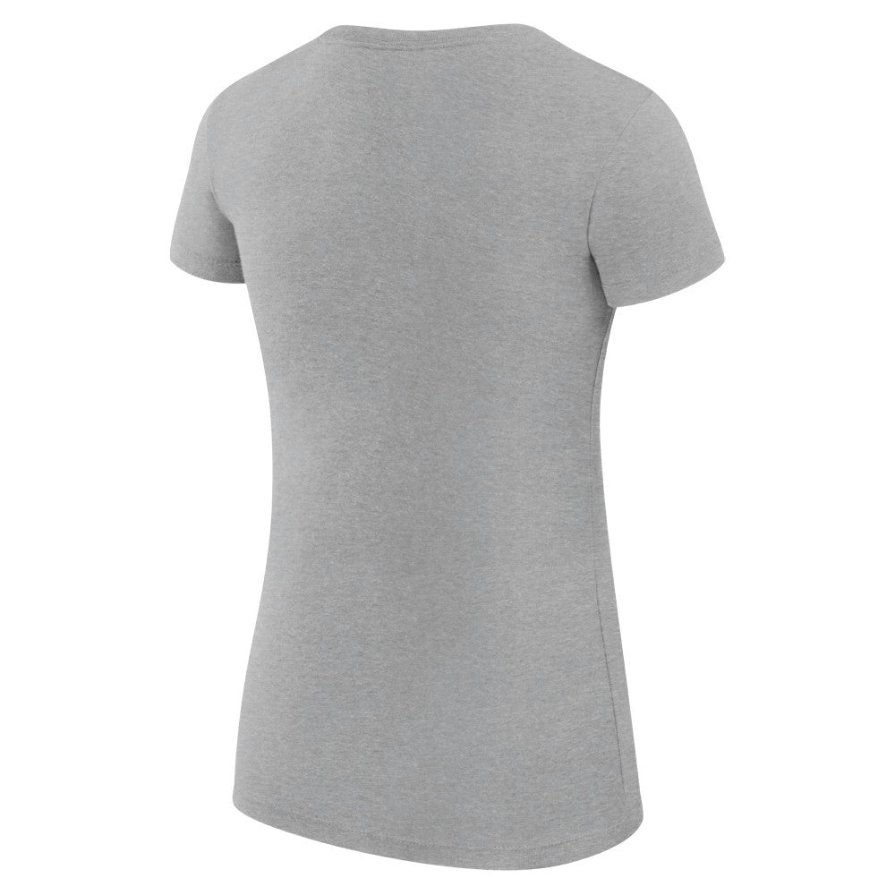 Minnesota Twins G-III 4Her by Carl Banks Women's Super-Slim Fit Lightweight City Graphic T-Shirt Heather Gray